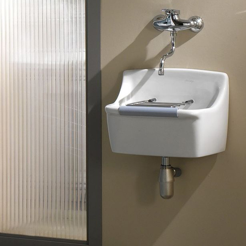 Раковина хозяйственная Jacob Delafon Norma E1899-00 с отверстиями для решетки фото