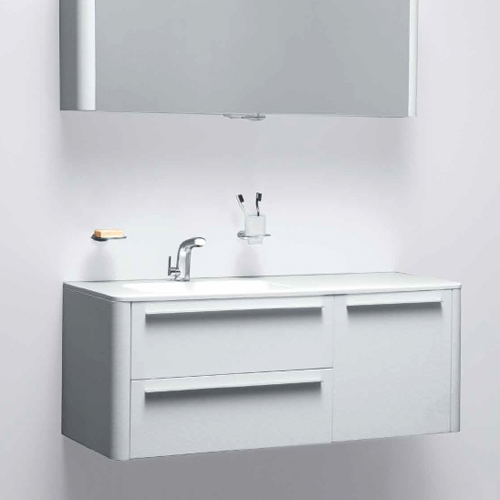 Тумба под раковину Am.Pm Awe M15FHR1153WF 115 см R белый текстурированный фото