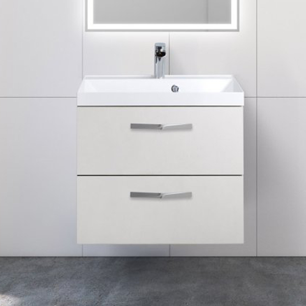 Тумба под раковину Belbagno Aurora AURORA-600-2C-SO-PB Pietra Bianca фото