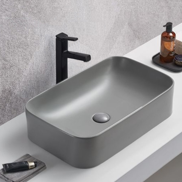 Накладная раковина Comforty 78575MH-60 00-00012237 61x38 светло-серая матовая фото