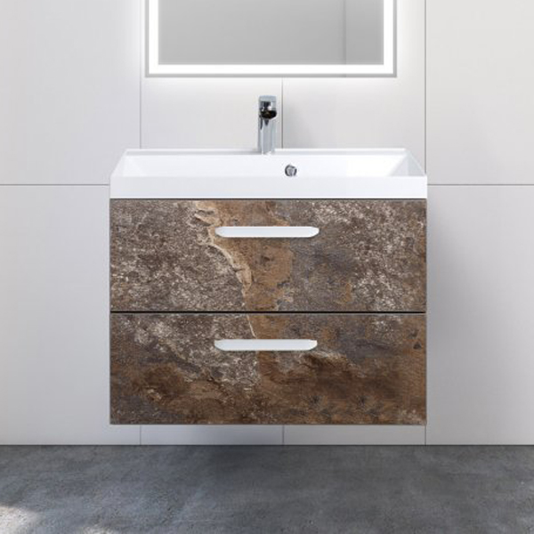 Тумба под раковину Belbagno Aurora AURORA-700-2C-SO-AV Ardesia Variegato фото