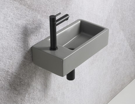 Раковина CeramaLux NC 9048DRMH 40x20 фото