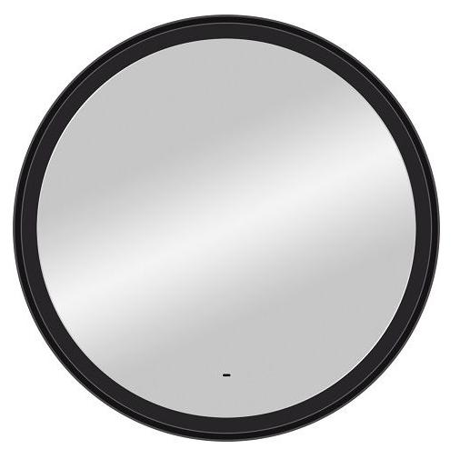 Зеркало с подсветкой Art&Max Napoli AM-Nap-1000-DS-F 100x100 черное матовое фото