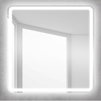 Зеркало Belbagno SPC-MAR-800-800-LED-BTN 80x80 c кнопочным выключателем фото