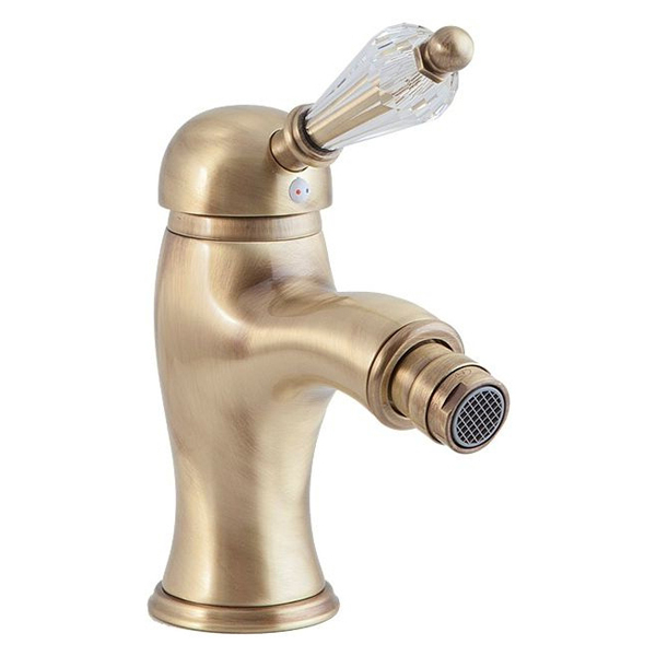 Смеситель для биде Cezares Vintage VINTAGE-BSM1-02-Sw бронза/swarovski фото