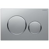Смывная клавиша Geberit Sigma 20 115.882.KN.1 матовый хром/глянцевый хром фото