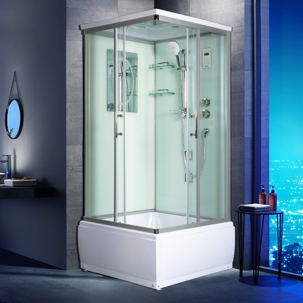 Душевая кабина Weltwasser WW500 Aller 904 90x90 с крышей/с пультом/гидромассажем фото