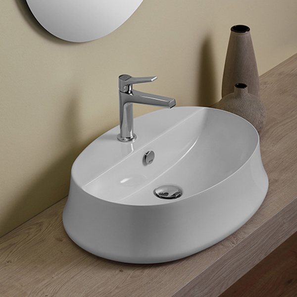 Накладная раковина Simas Sharp SH05bi*1 60х37 фото