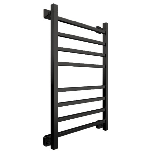 Полотенцесушитель водяной Двин L Plaza 80/50 (К3 Квадрат Черный матовый) (4656754419429) фото
