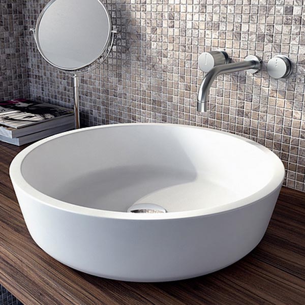 Накладная раковина Montebianco Migliore Isola Bella 11092 41,3х41,3 матовая фото