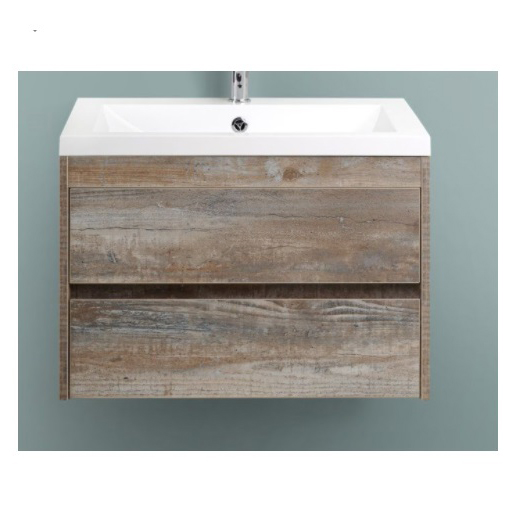 Тумба с раковиной подвесная Art&Max Family Family-580-2C-SO-PE 58 см бетон фото