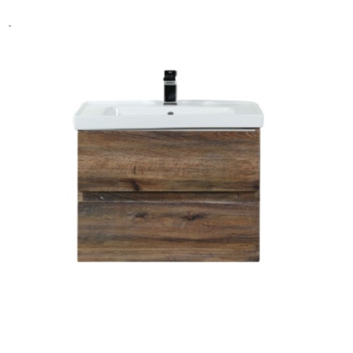 Тумба с раковиной подвесная Art&Max AM-Techno AM-Techno-700-2C-SO-LW646 70 см Дуб бомонд Лофт фото