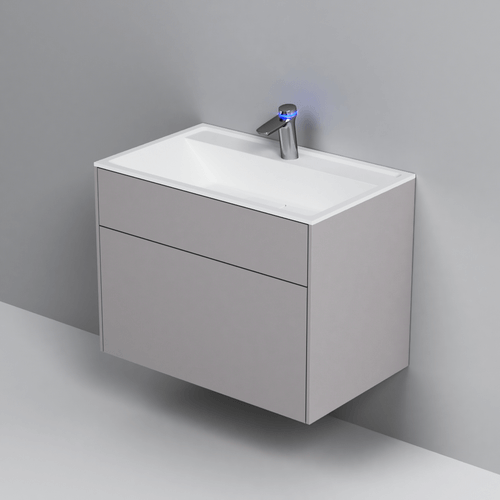 Тумба под раковину подвесная AM.PM Inspire 2.0 M50AFHX0803EGM элегантный серый матовый 80,8 см фото