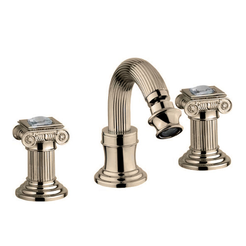 Смеситель для биде двухвентильный Cezares Olimp OLIMP-BBS2-02-Sw бронза/swarovski фото