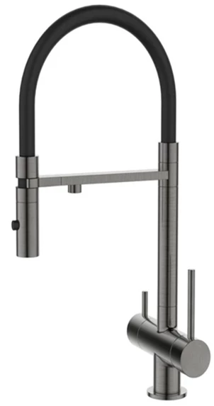 Смеситель для кухни с фильтром для воды DQ Kitchen DA1462506Grey графит фото