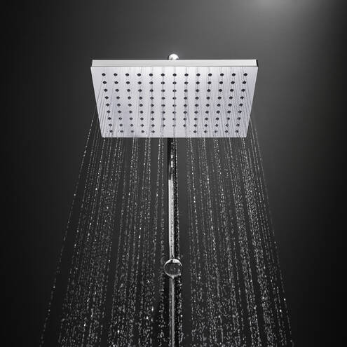 Душевая система (стойка) с термостатом Hansgrohe Vernis Shape Showerpipe 230 1jet 26319000 хром фото