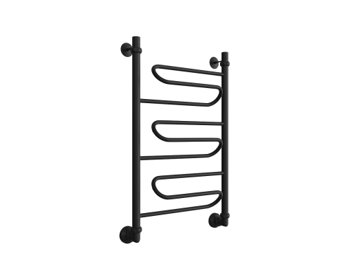 Полотенцесушитель водяной Двин W 80/50 1"-1/2" К3 Чёрный матовый (4627167320121) фото