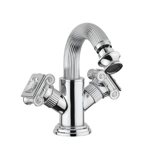 Смеситель для биде двухвентильный Cezares Olimp OLIMP-BS2-01-Sw хром/swarovski фото