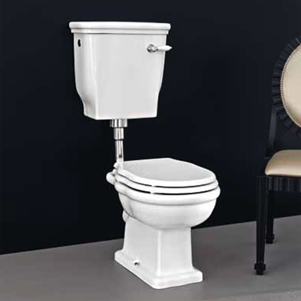 Унитаз со средним бачком HEC005 01 00/ EE22 bi Artceram Hermitage HEV002 01 00/ EE01 bi хром фото