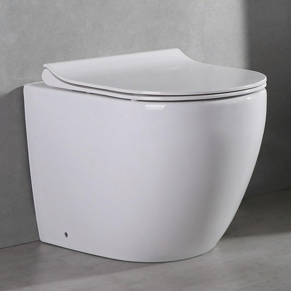 Унитаз приставной CeramaLux NS-3176 с сиденьем soft close фото