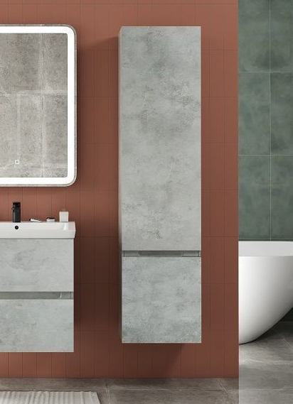 Шкаф-пенал Art&Max Techno AM-Techno-1600-AC-SO-LS935 L/R бетон лофт натуральный фото