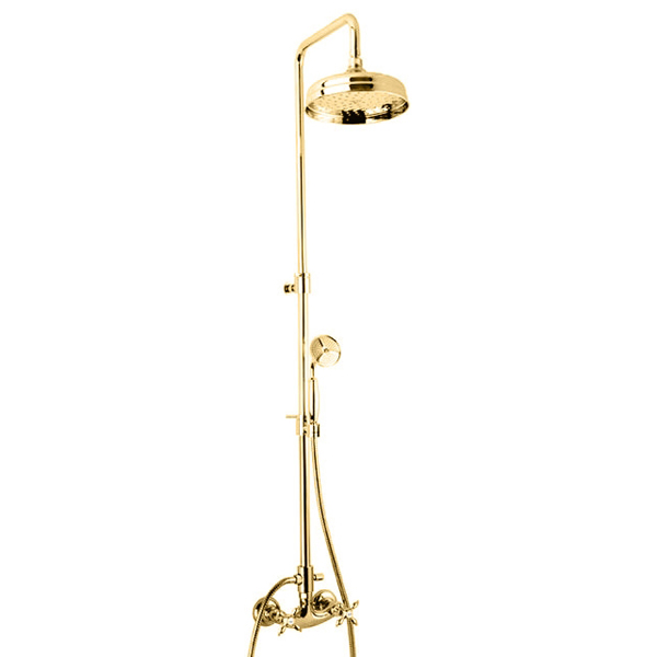 Душевая система (стойка) Cezares Atlantis Nostalgia ATLANTIS-NOSTALGIA-CD-03/24 золото фото