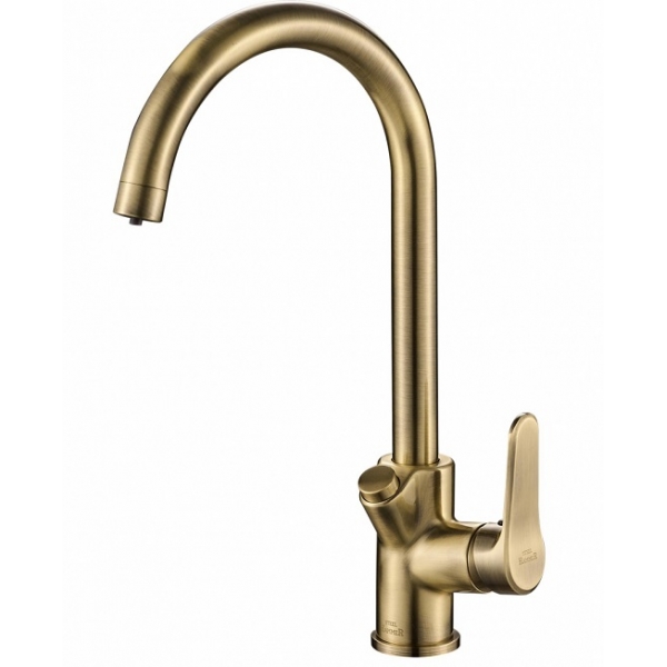 Смеситель для кухни кухни с фильтром для воды Zorg Steel Hammer SH 901 BRONZE фото