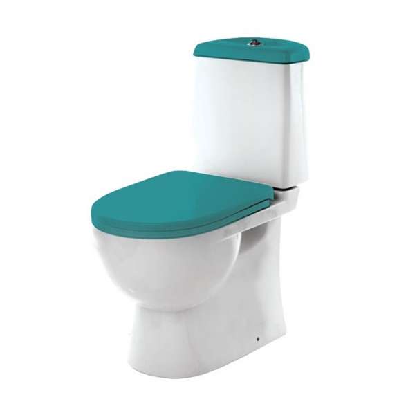 Унитаз-компакт Sanita luxe Best Color Sea с сиденьем soft close BSTSLCC08120522 фото