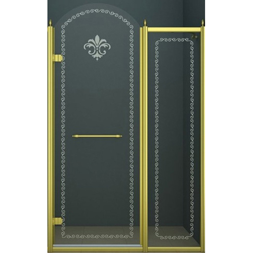 Душевая дверь Cezares Retro RETRO-B-11-120-CP-G-L 120 см золото L фото