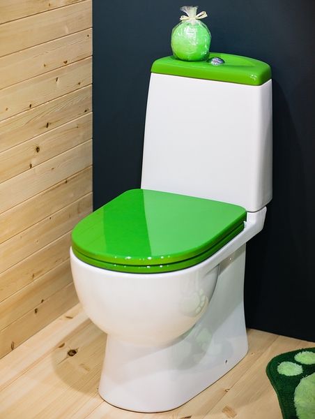 Унитаз-компакт Sanita luxe Best Color Green с сиденьем soft close BSTSLCC09130522 фото