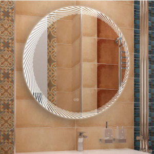 Зеркало с подсветкой Art&Max Sculpture AM-Scu-D770-DS-F-H 77 см фото