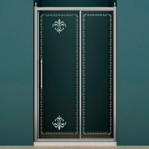 Душевая дверь Cezares Retro RETRO-BF-11-30+120-CP-Cr 150 см хром фото