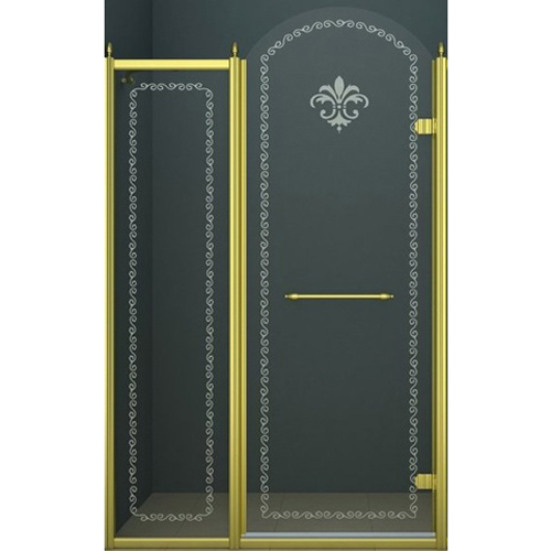 Душевая дверь Cezares Retro RETRO-B-11-100-CP-G-R 100 см золото R фото