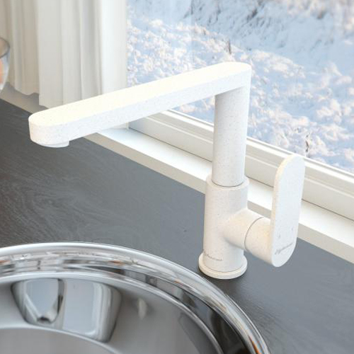 Смеситель для кухни Elghansa Kitchen Color 5601102-Stone White фото