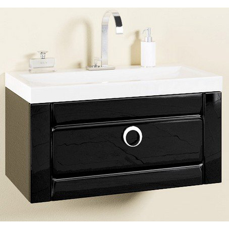 Тумба с раковиной Aqwella 5 Stars Infinity 80 Inf.01.08/001/BLK фото