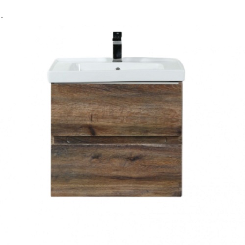 Тумба с раковиной подвесная Art&Max AM-Techno AM-Techno-600-2C-SO-LW646 60 см Дуб бомонд Лофт фото