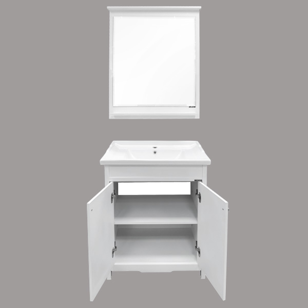 Тумба Comforty Тбилиси-70 белый глянец с раковиной Comforty XD-F70 фото