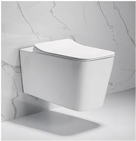 Унитаз подвесной безободковый Cerutti SPA Maiella Aria CT9164 с сиденьем, белый матовый фото