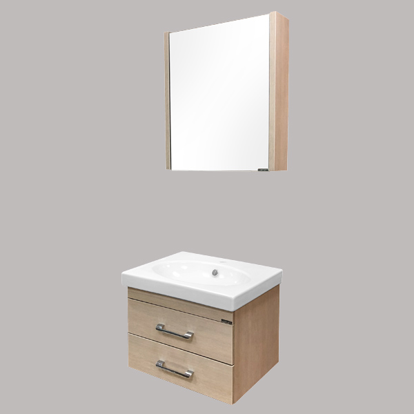 Тумба Comforty Ницца-60 подвесная сосна лоредо с раковиной Eggo 60/Next 60 фото