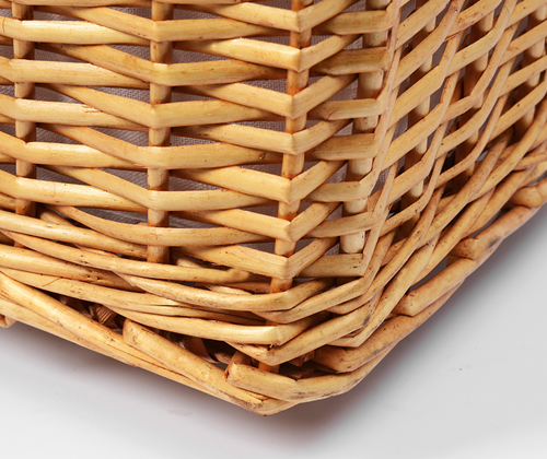 Плетеная корзина для белья с крышкой WasserKRAFT Ammer WB-370-M фото