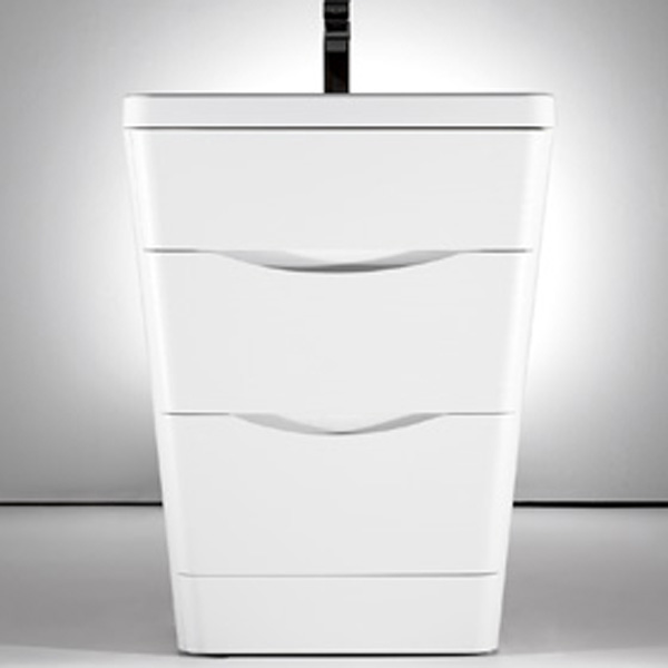 Тумба под раковину BelBagno Piramide PIRAMID-650-2C-PIA-BL 65 см фото