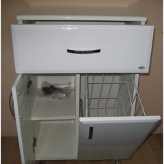 Тумба напольная с бельевой корзиной Misty Люси 50 Э-Люс07050-011Бк фото