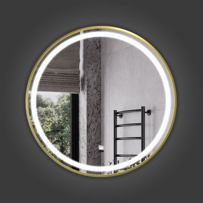 Зеркало с подсветкой, сенсорным выключателем и подогревом Comforty Лея 75 00-00019345 фото