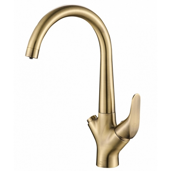 Смеситель для кухни кухни с фильтром для воды Zorg Steel Hammer SH 815 BRONZE фото