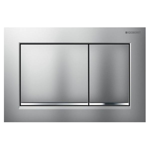 Смывная клавиша Geberit Omega 30 115.080.KN.1 хром матовый / хром глянцевый / хром матовый фото