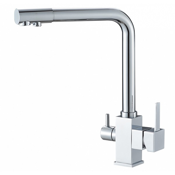 Смеситель для кухни кухни с фильтром для воды Zorg Steel Hammer SH 805 CR фото