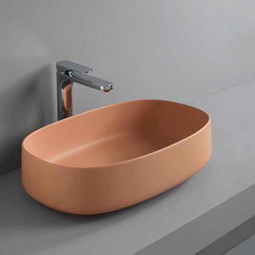 Накладная раковина Artceram Cognac COL003 14 00 rosso corallo фото
