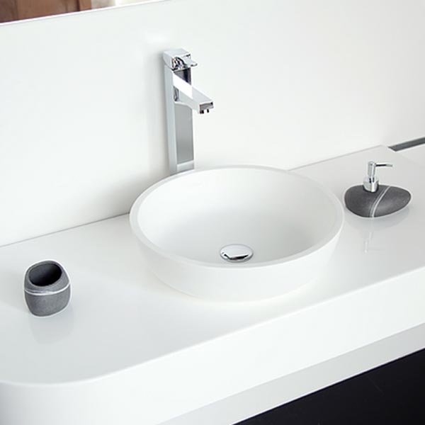 Накладная раковина Montebianco Migliore Isola Bella 11092 41,3х41,3 матовая фото