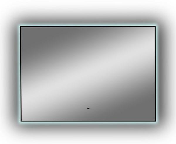 Зеркало с подсветкой Art&Max Sorrento AM-Sor-1000-700-DS-F 100x70 черное фото