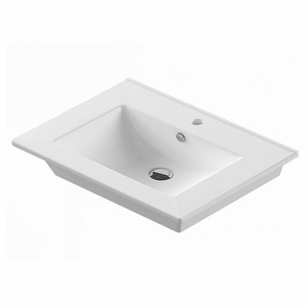 Тумба Comforty Тулуза-75 сосна лоредо с раковиной Quadro 75 фото